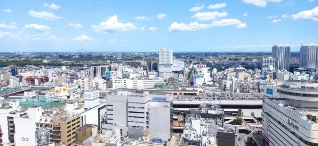 埼玉県の町並み