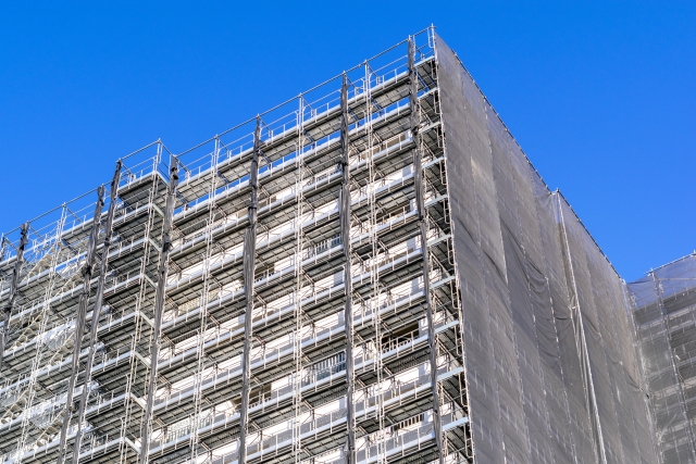 リノベーション中のマンション